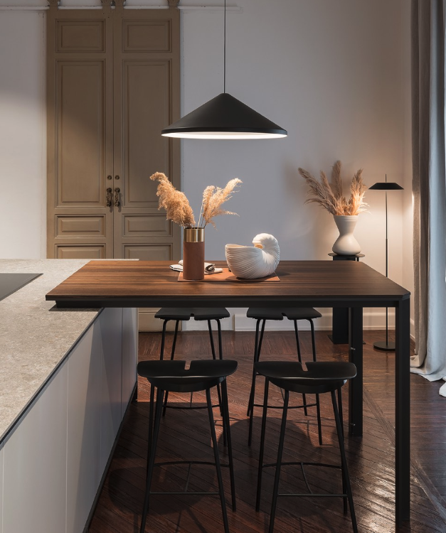 Interllar kitchen project with a mix of materials